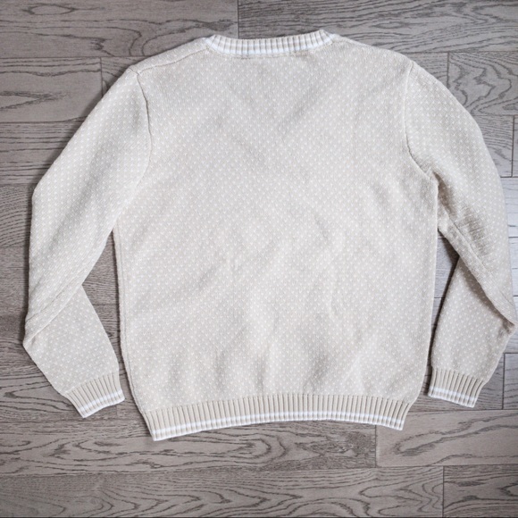 *SOLD* vintage cotton hearts sweater - Picture 2 of 9